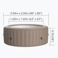 MSpa Urban Bristol mocha 6-person Jacuzzi 17