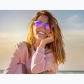 Sunglasses Aztron Dream crystal blue gloss/polarized light pink mirror/brown 7
