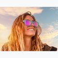 Sunglasses Aztron Dream crystal blue gloss/polarized light pink mirror/brown 9