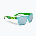 Sunglasses Aztron Blitz green/teal/blacktortoise/polarized silver blue mirror/grey
