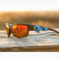 Sunglasses Aztron Avatar-X2 matt black/gloss blue/polarized sahara red mirror/brown 7
