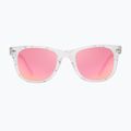 Sunglasses Aztron Party white marble print/polarized rose pink mirror/brown 2