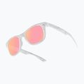 Sunglasses Aztron Party white marble print/polarized rose pink mirror/brown 4