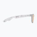 Sunglasses Aztron Party white marble print/polarized rose pink mirror/brown 5