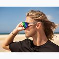 Sunglasses Aztron Thunder metalblack/white/polarizedgreen/twilightmirr/grey 8