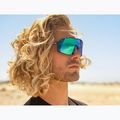 Sunglasses Aztron Thunder metalblack/white/polarizedgreen/twilightmirr/grey 9
