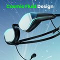 Swimming goggles Holoswim Solla Wave AI Music silver 3