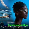 Swimming goggles Holoswim Solla Wave AI Music silver 5