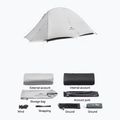 1-person trekking tent Naturehike Cloud Up 1 UL 15D moon rock grey 2