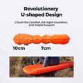 Flextail Zero R05 Mummy orange inflatable mattress 8