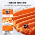 Flextail Zero R05 Regular orange inflatable mattress 12