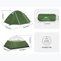 2-person trekking tent Naturehike Bleik 2 Type B forest green 3