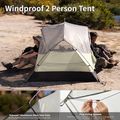 2-person trekking tent Naturehike Mongar Pro 2 20D light grey 2
