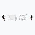 QuickPlay Kickster Academy Combo football goal with rebounder 240 x 150 cm white QP0535