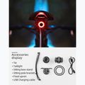 Rear bike light with intelligent stop system Rockbros Q3 black 9