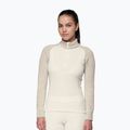 Women's thermal sweatshirt Devold Duo Active Merino 205 Zip Neck raw white