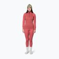 Women's thermal sweatshirt Devold Duo Active Merino 205 Zip Neck marsala 2