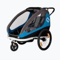 Hamax Traveller Twin bicycle trailer blue/grey