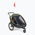 Hamax Outback Twin bicycle trailer black-green 400062_HAM