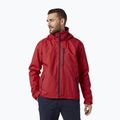 Men's Helly Hansen Crew Hooded Jacket Red 33875_162