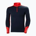Men's Helly Hansen Lifa Merino Midweight 1/2 Zip thermal sweatshirt navy 5