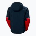 Helly Hansen men's Carv Lifaloft ski jacket navy blue and red 65777_597 8