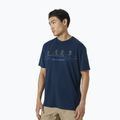 Helly Hansen Skog Recycled Graphic men's trekking shirt navy blue 63083_584