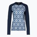Women's thermal active sweatshirt Helly Hansen Lifa Merino Midweight Graphic Crew navy star pixel 5