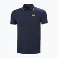 Men's Helly Hansen Kos Polo Shirt navy/gold rush 5