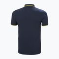 Men's Helly Hansen Kos Polo Shirt navy/gold rush 6
