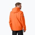 Men's sailing jacket Helly Hansen Crew Hooded 2.0 flame 2