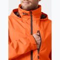 Men's sailing jacket Helly Hansen Crew Hooded 2.0 flame 5