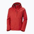 Women's sailing jacket Helly Hansen Crew Hooded Midlayer 2.0 red