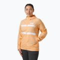 Helly Hansen women's sailing jacket Salt Stripe Windbreaker miami peach