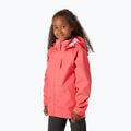 Children's sailing jacket Helly Hansen Crew Hooded JR sunset pink