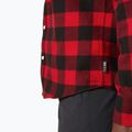 Men's Helly Hansen Lokka Organic Flannel red buffalo check shirt 4