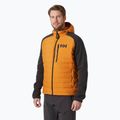 Helly Hansen men's sailing jacket Arctic Ocean Hybrid Insulator mustard