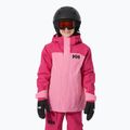 Helly Hansen Level sugar pink children's ski jacket