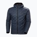 Men's Helly Hansen Lifaloft Hooded Insulator hybrid jacket navy 5