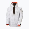 Men's ski jacket Helly Hansen Ullr D Insulated Anorak grey fog snow camo aop 9