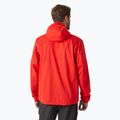 Men's Helly Hansen Momentum 3L Stretch alert red rain jacket 2