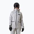 Women's ski jacket Helly Hansen Powderqueen 3.0 grey/melange