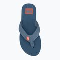 Men's Helly Hansen Logo Sandals 2 washed navy / patrol orange flip flops 5