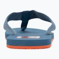 Men's Helly Hansen Logo Sandals 2 washed navy / patrol orange flip flops 6
