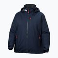 Women's sailing jacket Helly Hansen Crew Hooded Midlayer Plus 2.0 navy 9