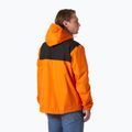Helly Hansen men's rain jacket Vancouver orange peel 2