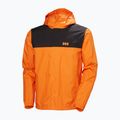 Helly Hansen men's rain jacket Vancouver orange peel 6