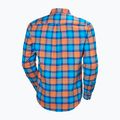 Helly Hansen Men's Lokka Organic Flannel bonfire fjell plaid shirt 6