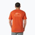 Men's Helly Hansen Nord Graphic patrol orange T-shirt 2