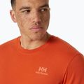 Men's Helly Hansen Nord Graphic patrol orange T-shirt 3